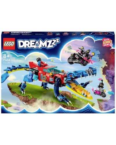 Konstruktor LEGO Crocodile Car 71458, 8+ yaş, 494 hissə