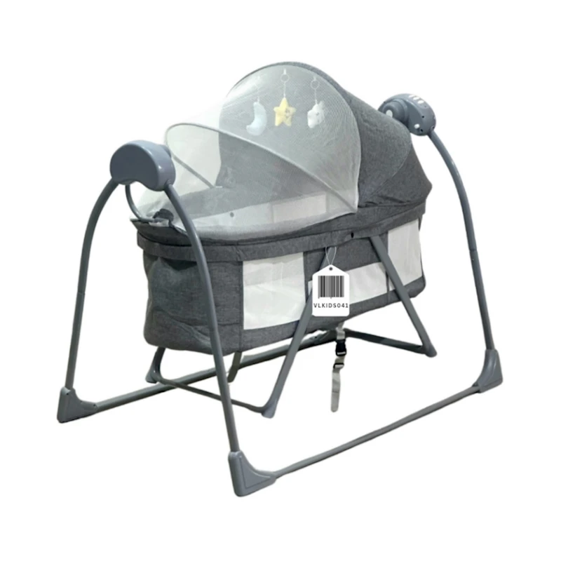 Колыбель VL-KIDS-041, электронная, 0-36 месяцев, серая Колыбель VL-KIDS-041, электронная, 0-36 месяцев, серая