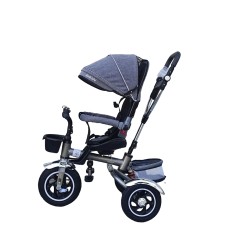 Uşaq üçün üçtəkərli velosiped 3200, 4+ ay, boz