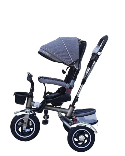 Uşaq üçün üçtəkərli velosiped 3200, 4+ ay, boz