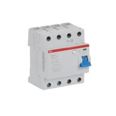 Avtomatik söndürücü ABB 2CSF204001R3900, RCCB F204, 100A, 4P, 300mA, AC tipli