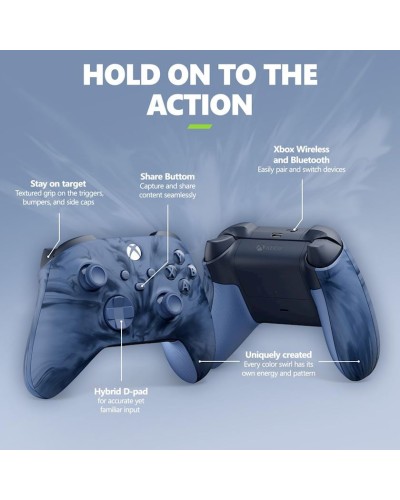 Qeympad Microsoft Xbox Series X&S Wireless Controller Stormcloud Vapor