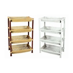 Стеллаж решетчатый Saglam, 4-х уровневый, 40x30x94 см, в ассортименте