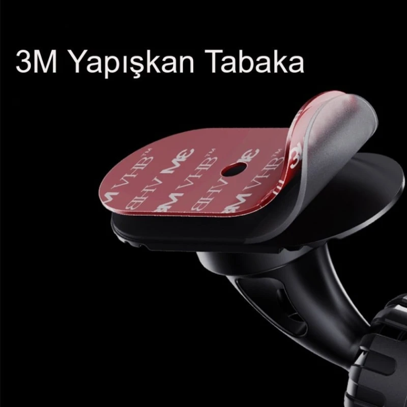 Telefon üçün maqnit avtomobil tutacağı Yesido C153 Black