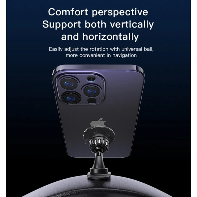 Telefon üçün maqnit avtomobil tutacağı Yesido C153 Black