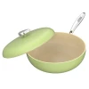 Сковорода-вок Winning Star ST-5205, 32см, алюминий/сталь, зеленый Сковорода-вок Winning Star ST-5205, 32см, алюминий/сталь, зеленый