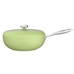 Сковорода-вок Winning Star ST-5205, 32см, алюминий/сталь, зеленый Сковорода-вок Winning Star ST-5205, 32см, алюминий/сталь, зеленый