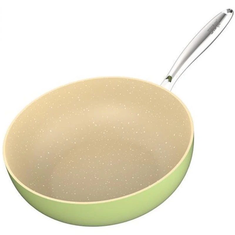 Сковорода-вок Winning Star ST-5205, 32см, алюминий/сталь, зеленый Сковорода-вок Winning Star ST-5205, 32см, алюминий/сталь, зеленый