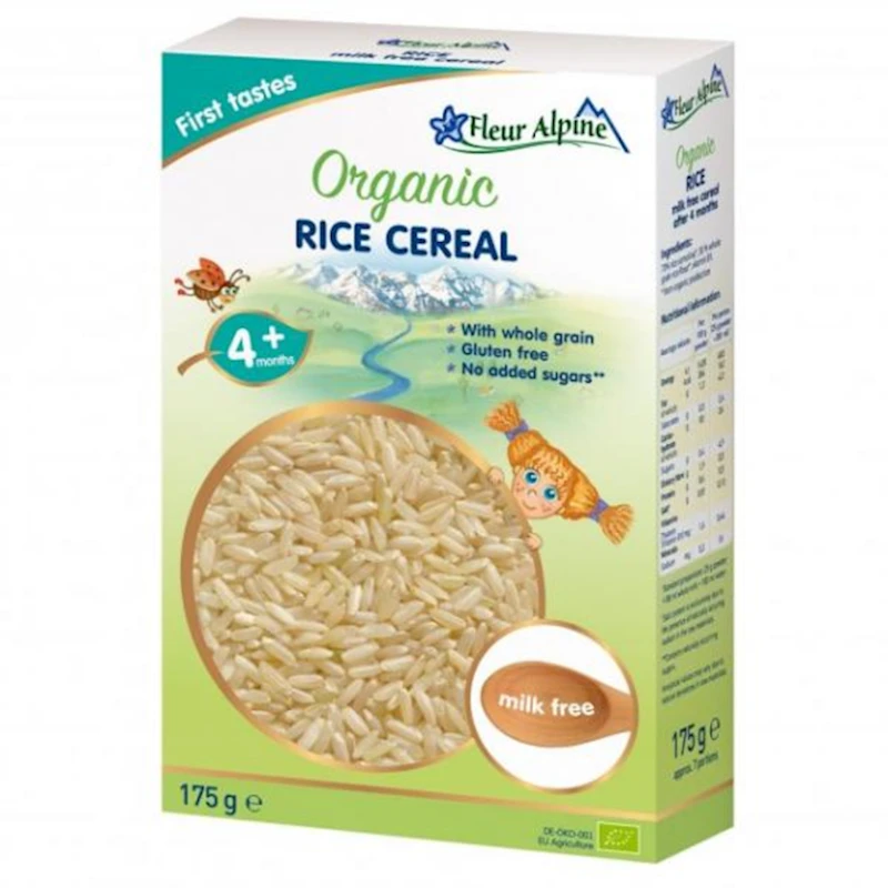 Düyü sıyığı Fleur Alpine, südsüz, 4 aydan, 175 q