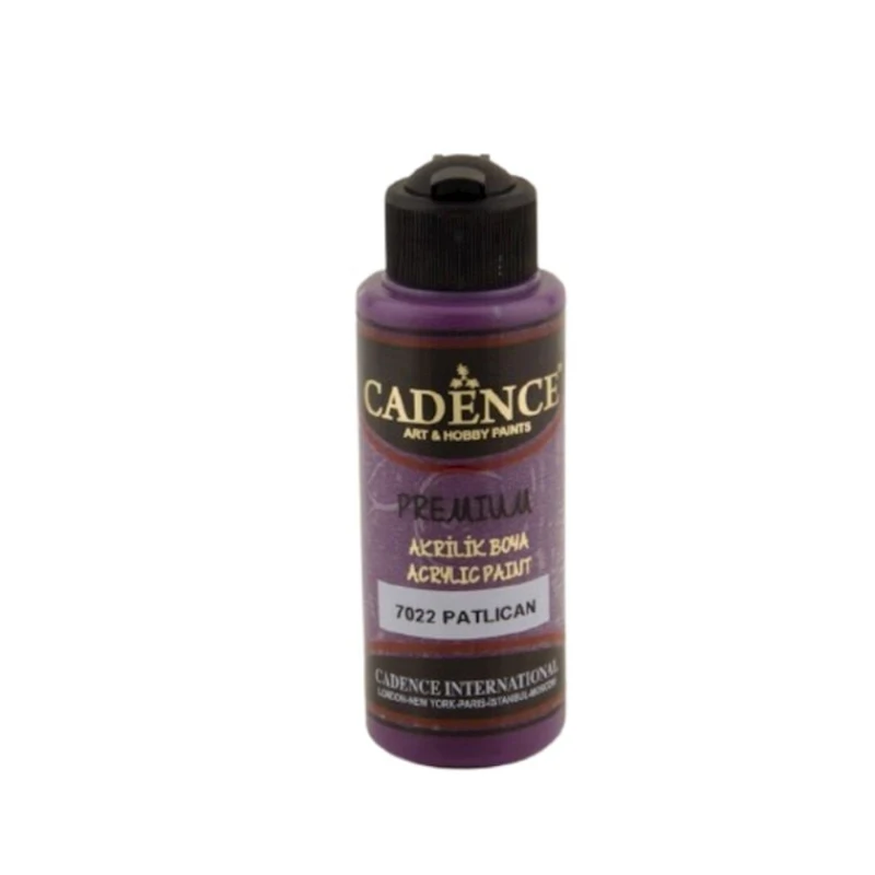 Декоративная акриловая краска Cadence Premium Acrylic Paint 7022 Aubergine, 120 мл Декоративная акриловая краска Cadence Premium Acrylic Paint 7022 Aubergine, 120 мл