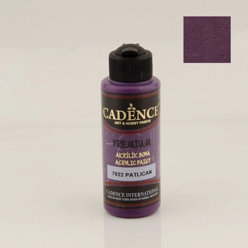 Декоративная акриловая краска Cadence Premium Acrylic Paint 7022 Aubergine, 120 мл Декоративная акриловая краска Cadence Premium Acrylic Paint 7022 Aubergine, 120 мл