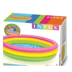 Надувной детский бассейн Intex 56441, разноцветный, 168х46 см
