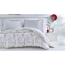 Yataq dəsti Yataş Karina XL, yorğan üzü 220х240 sm, mələfə 240х280 sm, yastıq üzü 50x70 sm (2 əd), ikinəfərlik, pambıq, ağ