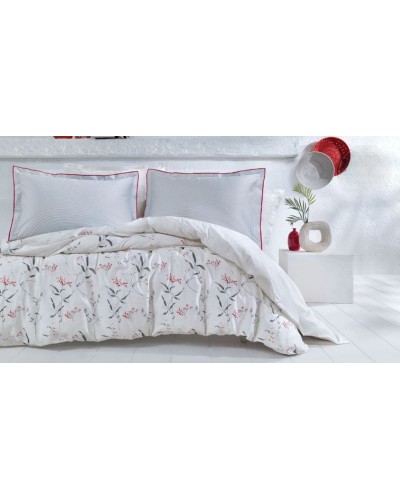 Yataq dəsti Yataş Karina XL, yorğan üzü 220х240 sm, mələfə 240х280 sm, yastıq üzü 50x70 sm (2 əd), ikinəfərlik, pambıq, ağ