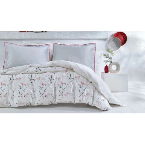 Комплект постельного белья Yataş Karina XL, пододеяльник 220х240 см, простыня 240х280 см, наволочка 50х70 см (2 шт), двуспальный, хлопок, белый Комплект постельного белья Yataş Karina XL, пододеяльник 220х240 см, простыня 240х280 см, наволочка 50х70 см (2 шт), двуспальный, хлопок, белый