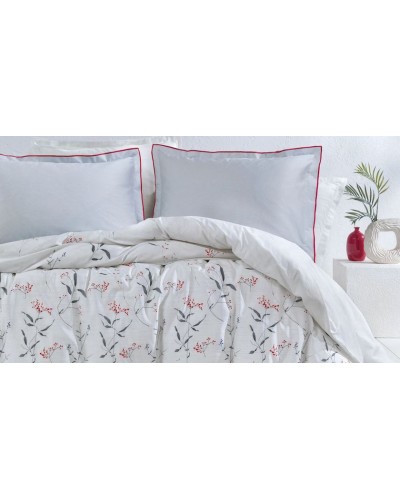 Yataq dəsti Yataş Karina XL, yorğan üzü 220х240 sm, mələfə 240х280 sm, yastıq üzü 50x70 sm (2 əd), ikinəfərlik, pambıq, ağ