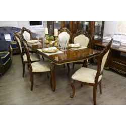 Набор мебели Era Mebel Qod-02 Djakonda, коричневый/бежевый Набор мебели Era Mebel Qod-02 Djakonda, коричневый/бежевый