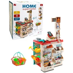 Игра в магазин Home Supermarket 668-84, 48 предметов Игра в магазин Home Supermarket 668-84, 48 предметов
