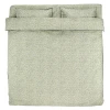 Комплект постельного белья JYSK Emily, пододеяльник 200x220, простыня 240x260, 2 наволочки 50x70, двуспальный, перкаль, зеленый Комплект постельного белья JYSK Emily, пододеяльник 200x220, простыня 240x260, 2 наволочки 50x70, двуспальный, перкаль, зеленый