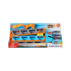 Oyun dəsti Hot Wheels Speedway Hauler Storage Carrier, 56x9.5 sm, plastik, rəngbərəng