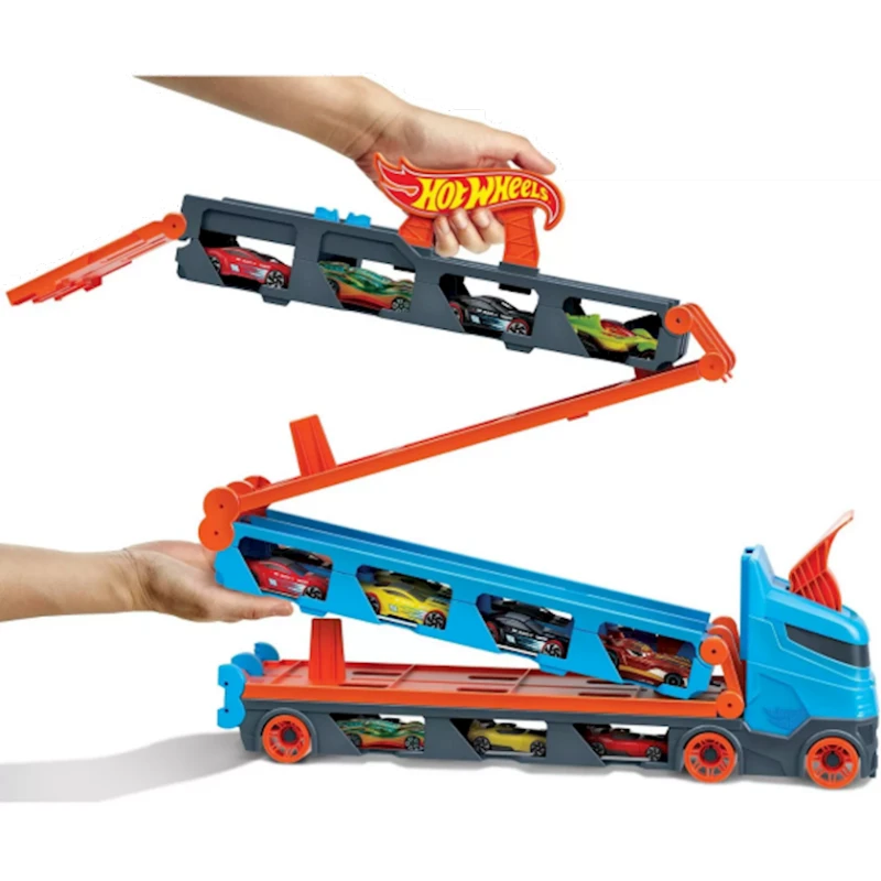 Oyun dəsti Hot Wheels Speedway Hauler Storage Carrier, 56x9.5 sm, plastik, rəngbərəng Oyun dəsti Hot Wheels Speedway Hauler Storage Carrier, 56x9.5 sm, plastik, rəngbərəng