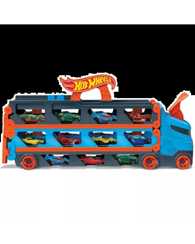Oyun dəsti Hot Wheels Speedway Hauler Storage Carrier, 56x9.5 sm, plastik, rəngbərəng