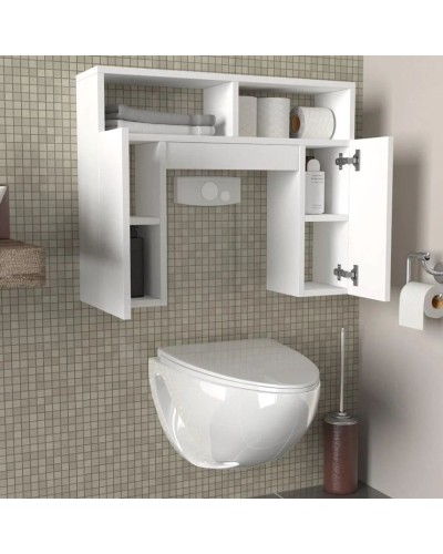 Stellaj Ev Plus Geronimo, 60x76x20 sm, LDSP, ağ