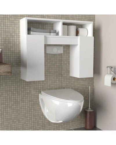 Stellaj Ev Plus Geronimo, 60x76x20 sm, LDSP, ağ