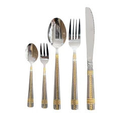 Набор столовых приборов Zepter ZGH 00234, 72 предмета, нержавеющая сталь, серебристый/золотистый Набор столовых приборов Zepter ZGH 00234, 72 предмета, нержавеющая сталь, серебристый/золотистый