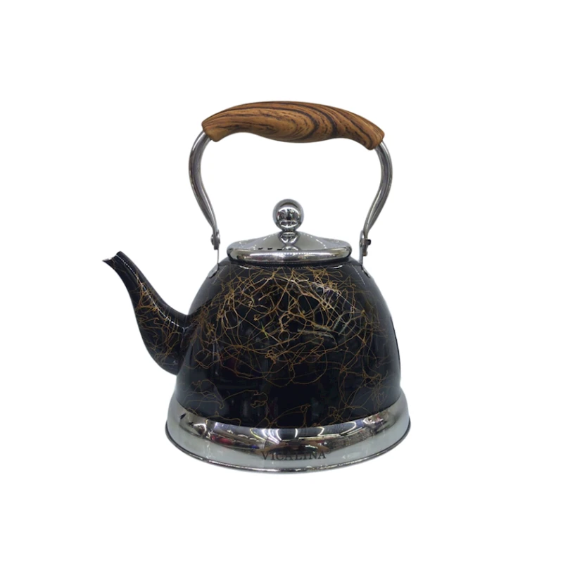 Чайник Vicalina VL-9373RW, нержавеющая сталь, черный, 3 л Чайник Vicalina VL-9373RW, нержавеющая сталь, черный, 3 л