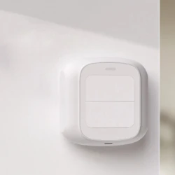 Умный двухкнопочный переключатель сцен Tuya ZigBee