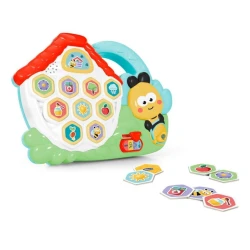 Развивающая игрушка Chicco Baby Bee, интерактивная, с 2 лет, пластик, разноцветный