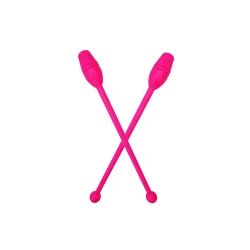 Булава для художественной гимнастики 1348 пластик, розовая, 45 см