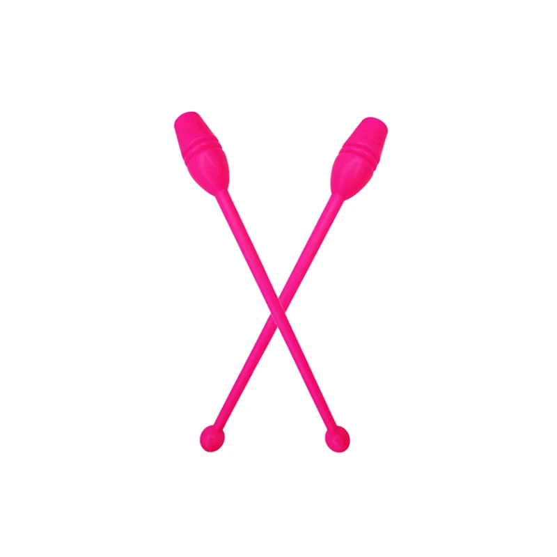 Булава для художественной гимнастики 1348 пластик, розовая, 45 см