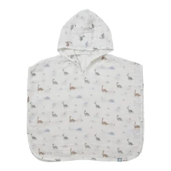 Детское банное полотенце с капюшоном Funnababy Dinosaurus, зеленый, 50х50 см