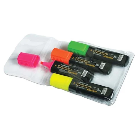 Набор маркеров Line plus Hİ-700C, неоновые, 4 цвета Набор маркеров Line plus Hİ-700C, неоновые, 4 цвета