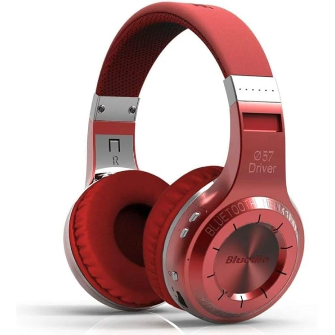 Qulaqlıq Bluedio Turbine Hurricane H, Bluetooth 4.1, simsiz, qırmızı
