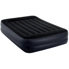 Şişmə döşək Intex Dura-Beam Queen Pillow Rest göy, 152x203x42 sm