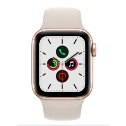 Умные часы Apple Watch SE Gen 1 GPS + Cellular 40mm Gold Aluminum Case with Starlight Sport Band (MKQN3LL/A)