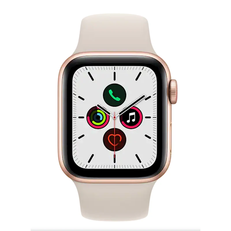 Умные часы Apple Watch SE Gen 1 GPS + Cellular 40mm Gold Aluminum Case with Starlight Sport Band (MKQN3LL/A)