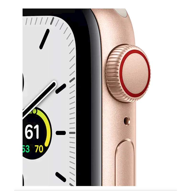Умные часы Apple Watch SE Gen 1 GPS + Cellular 40mm Gold Aluminum Case with Starlight Sport Band (MKQN3LL/A)
