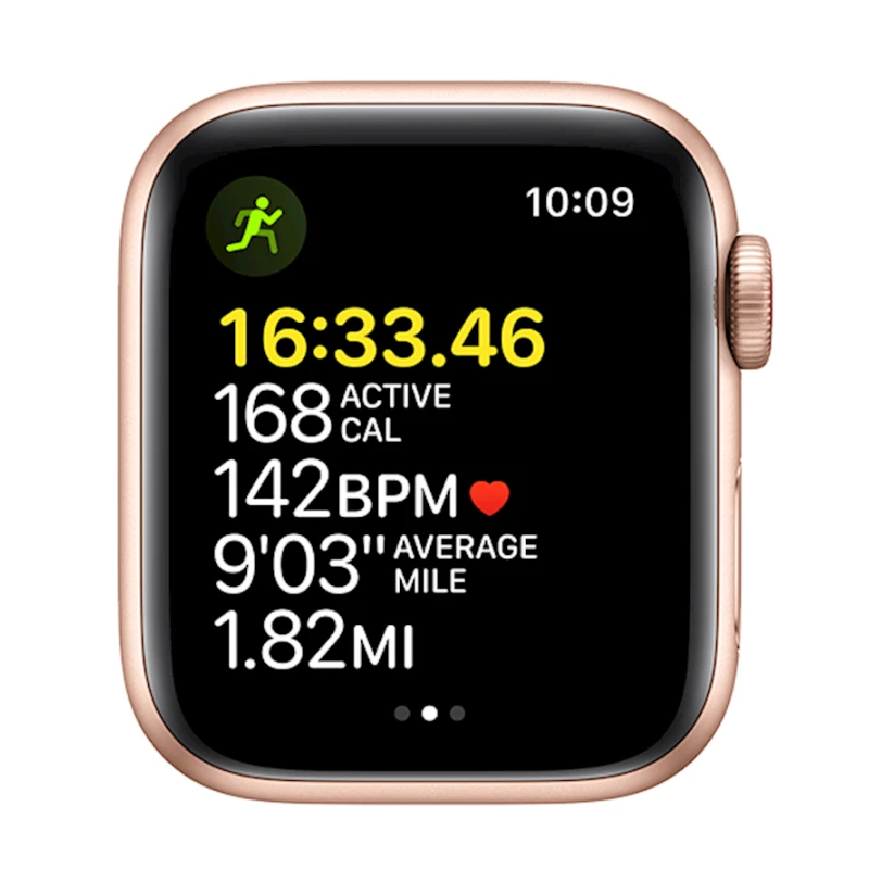 Умные часы Apple Watch SE Gen 1 GPS + Cellular 40mm Gold Aluminum Case with Starlight Sport Band (MKQN3LL/A)