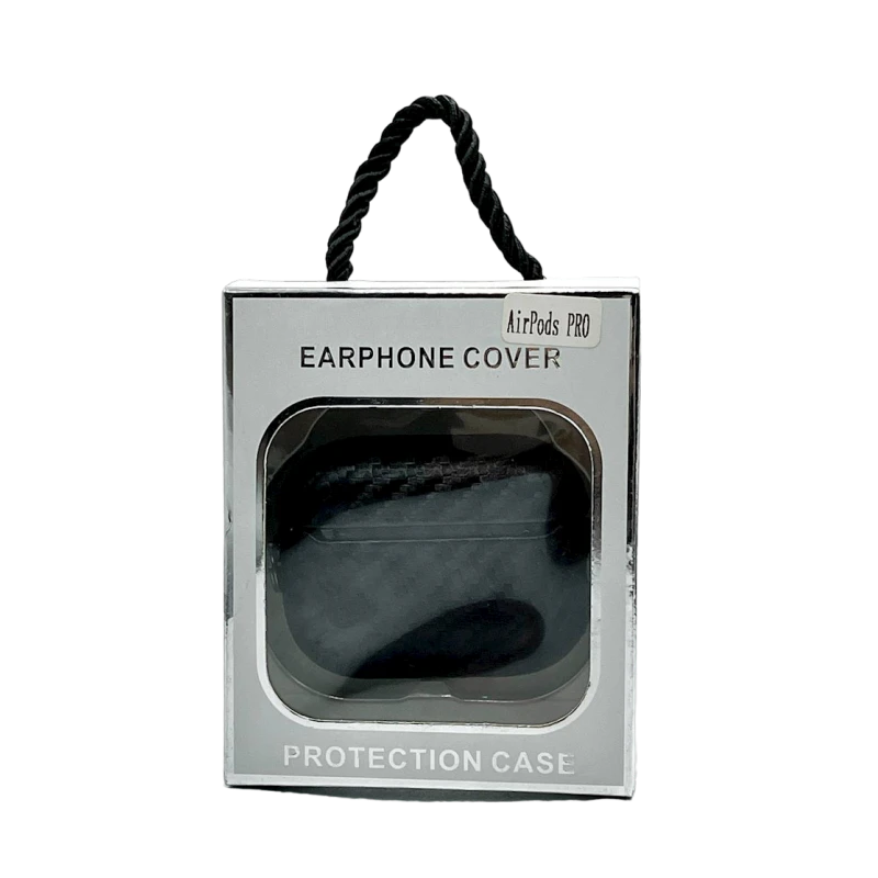 Чехол для наушников для Apple Airpods Case Pro Black Чехол для наушников для Apple Airpods Case Pro Black