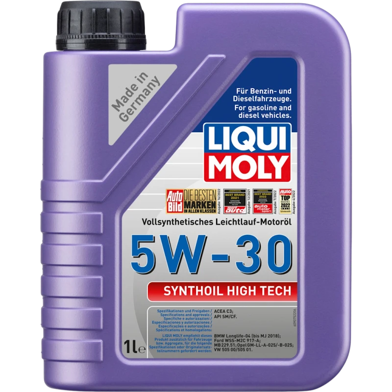 Моторное масло Liqui Moly, Synthoil High Tech 5W-30, 1 л Моторное масло Liqui Moly, Synthoil High Tech 5W-30, 1 л
