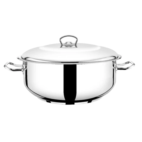 Böyük tava Anadolu Cookware SF-129, polad, gümüşü, 34 sm Böyük tava Anadolu Cookware SF-129, polad, gümüşü, 34 sm