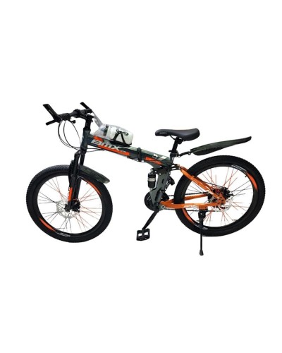 Dağ velosipedi BMX2402, qırmızı/qara, ölçü 24