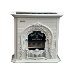 Печь AHK-BHKA30-03, 92x88x36 см, металл/бронза, белый Печь AHK-BHKA30-03, 92x88x36 см, металл/бронза, белый