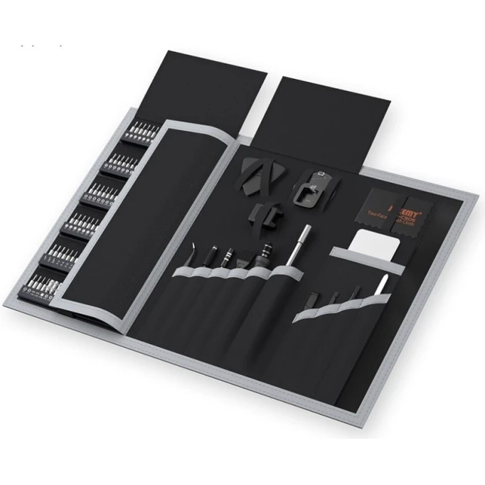 Набор бит с отверткой Jakemy JM-YF-P13 220 в 1-ом, черный