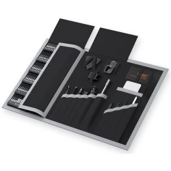 Набор бит с отверткой Jakemy JM-YF-P13 220 в 1-ом, черный