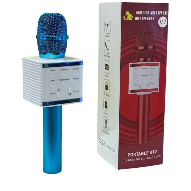 Микрофон KTV V7 Blue
